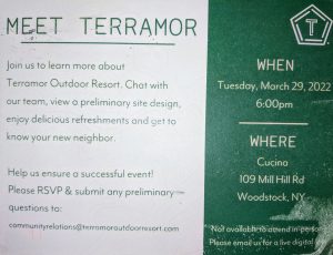 Terramor March 29 event invite