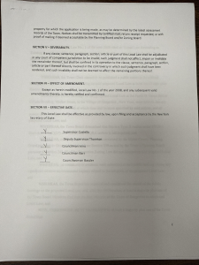 Town of Saugerties new Public Hearing notification rule page 2